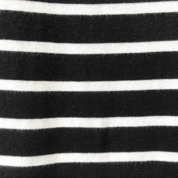 Old Navy Black & White Stripe Long Sleeve Dress - Picture 5 of 7